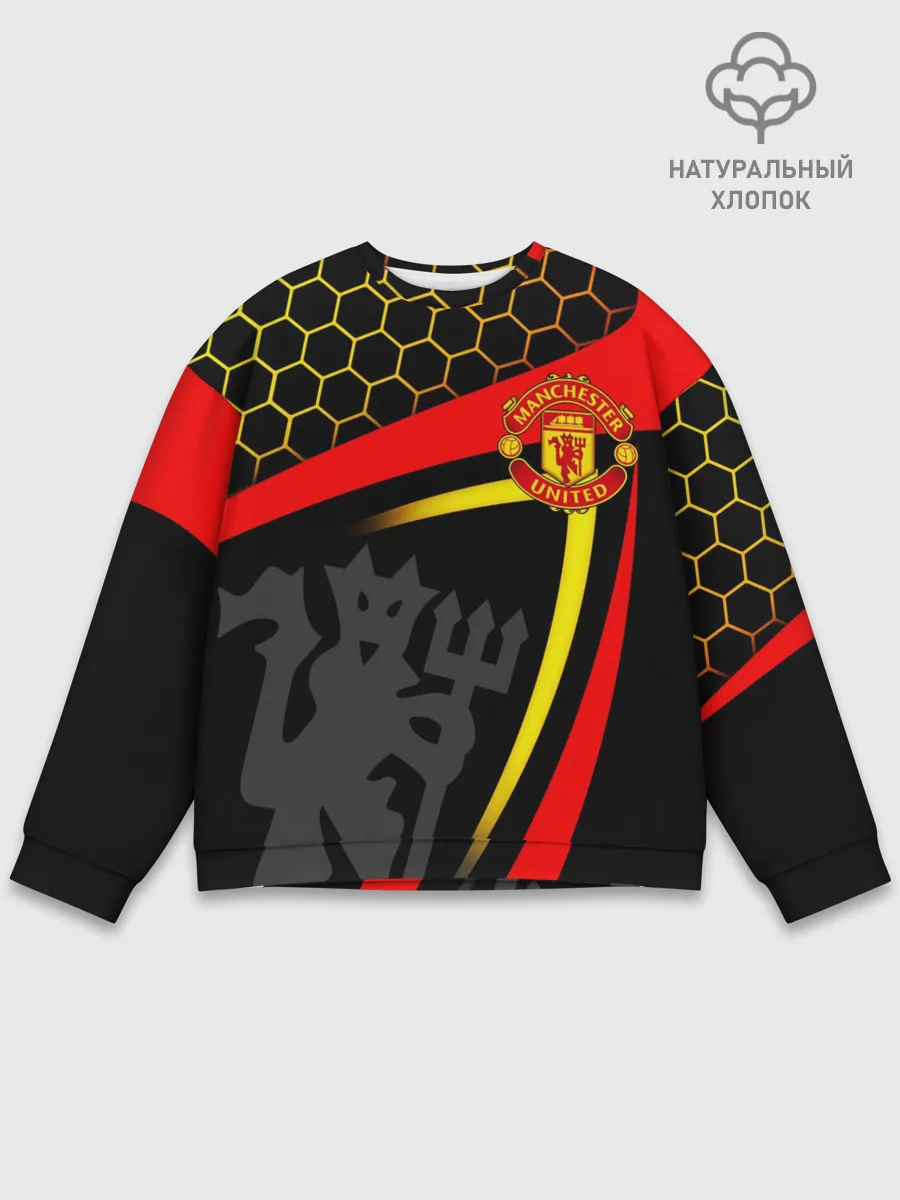 Мужской свитшот базовый / МАНЧЕСТЕР / MANCHESTER / SPORT