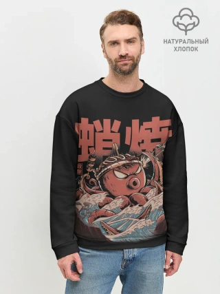Мужской свитшот базовый / Monster Takoyaki