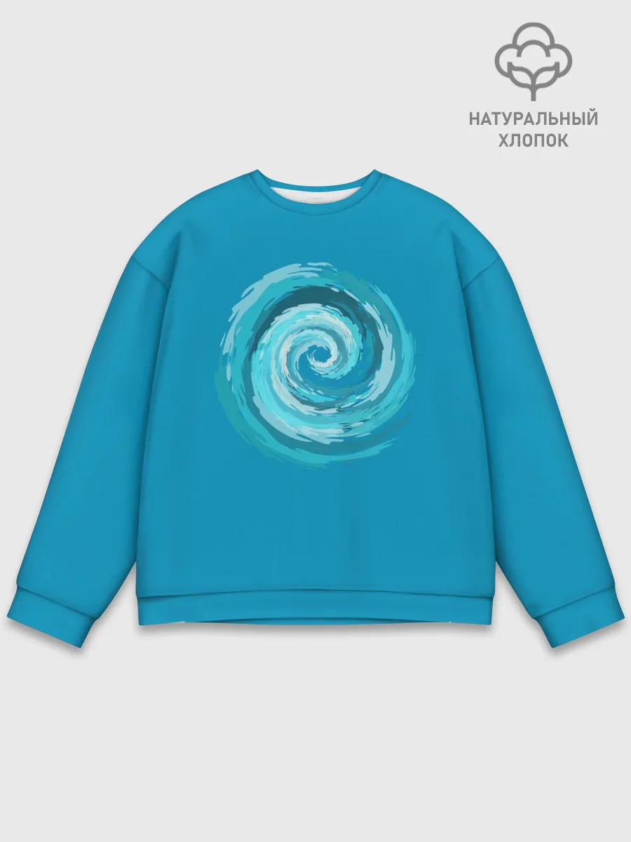 Мужской свитшот базовый / Водоворот