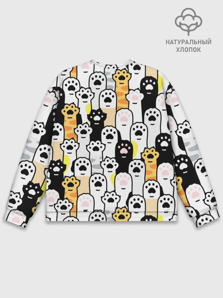 Мужской свитшот базовый / КОШАЧИЬ ЛАПЫ