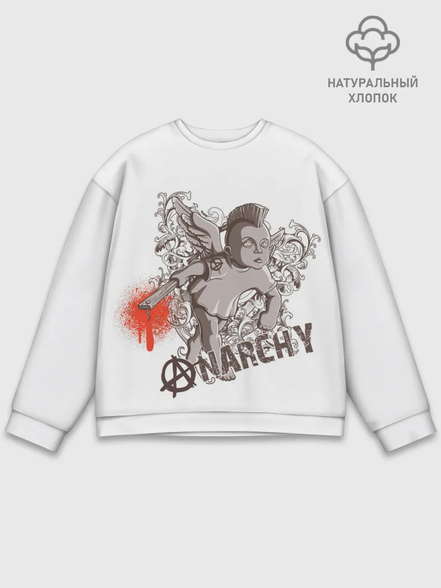 Мужской свитшот базовый / АНГЕЛ АНАРХИИ