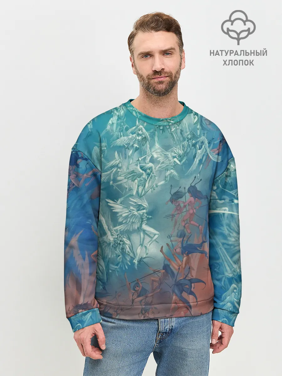 Мужской свитшот базовый / Ангелы и Демоны