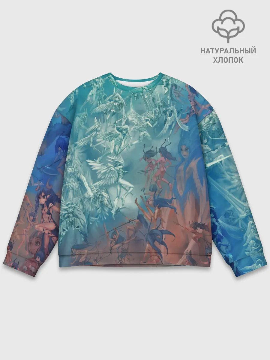 Мужской свитшот базовый / Ангелы и Демоны