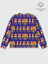 Мужской свитшот базовый / ФК БАРСЕЛОНА / PATTERN / УЗОР