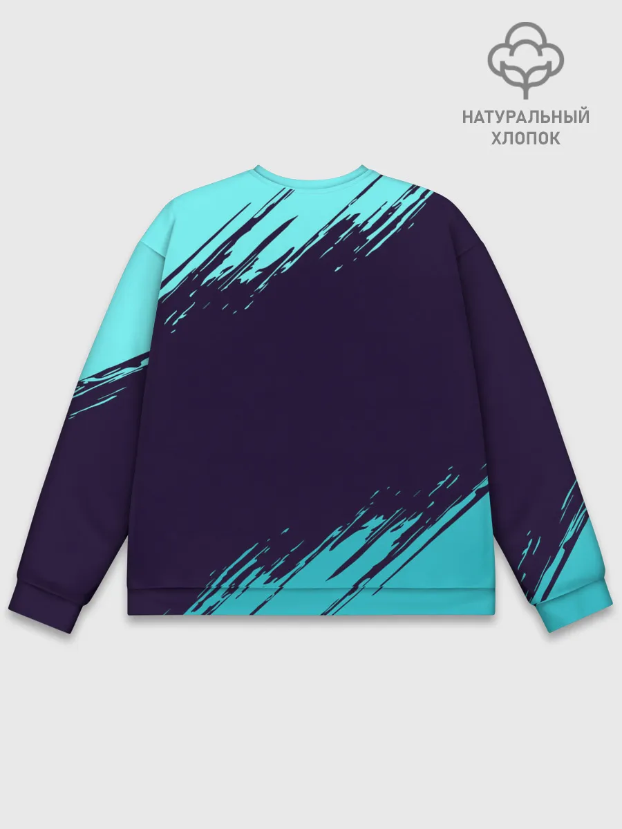 Мужской свитшот базовый / Русалка на отдыхе | Mermaid