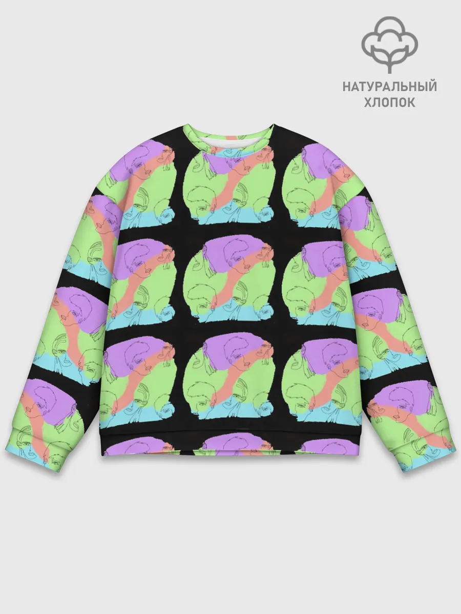 Мужской свитшот базовый / Лица