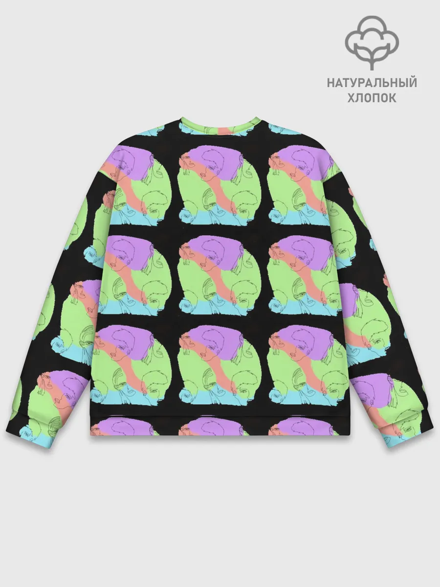 Мужской свитшот базовый / Лица