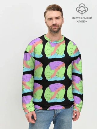 Мужской свитшот базовый / Лица