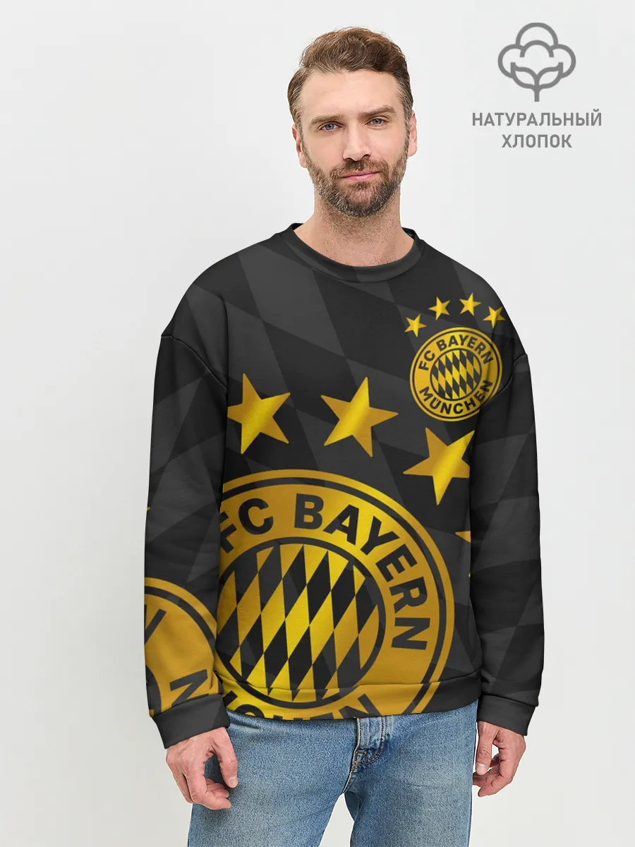 Мужской свитшот базовый / ФК БАВАРИЯ / BAYERN / МЮНХЕН