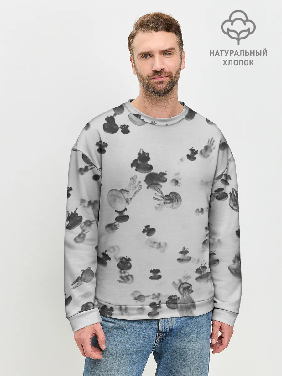 Мужской свитшот базовый / Медузы