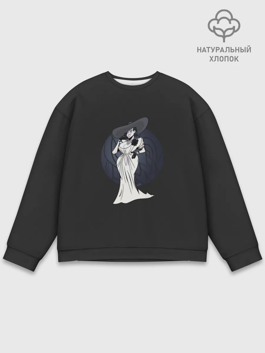 Мужской свитшот базовый / Resident Evil. Lady Dimitrescu