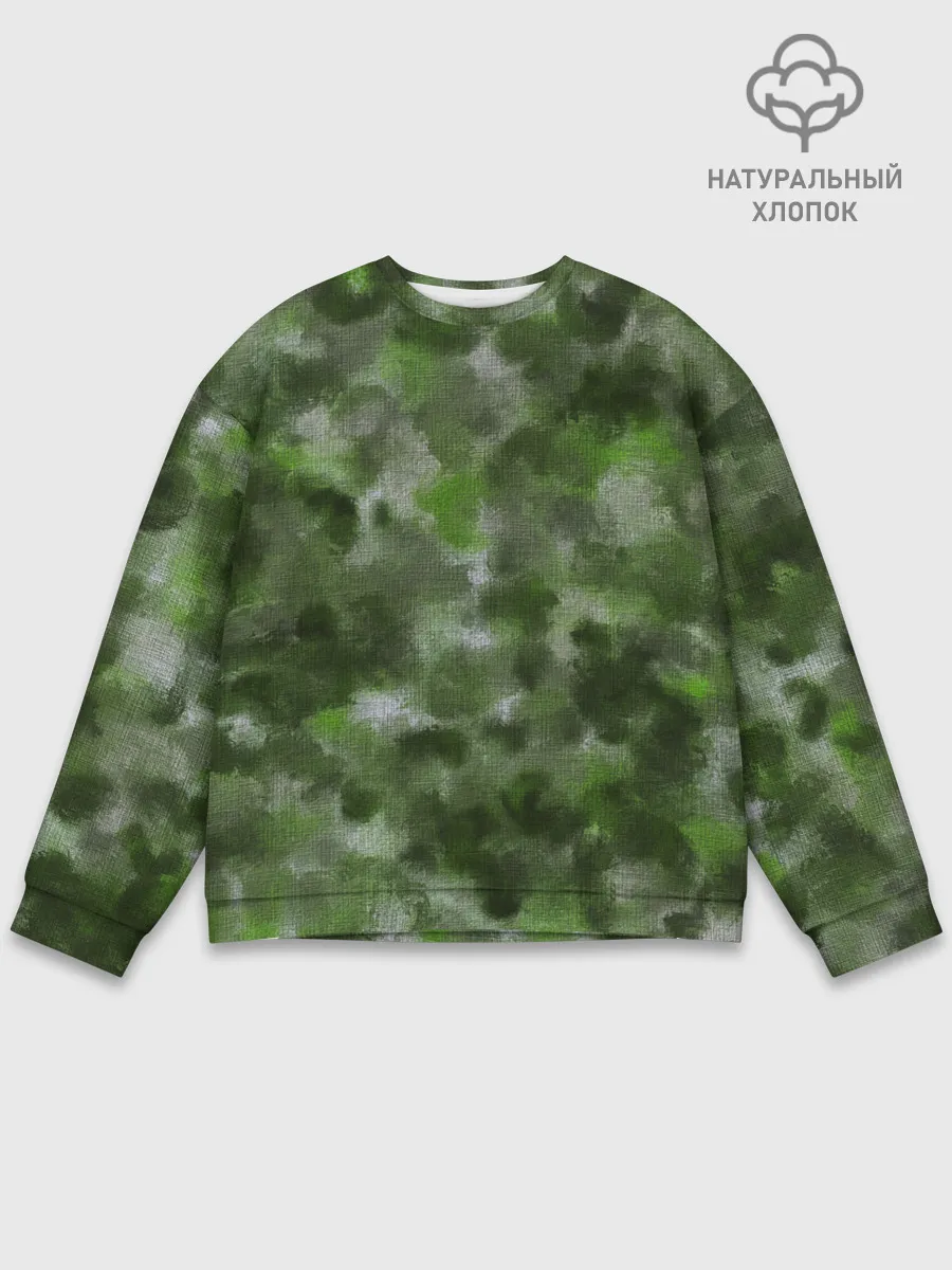 Мужской свитшот базовый / Canvas Green Camo