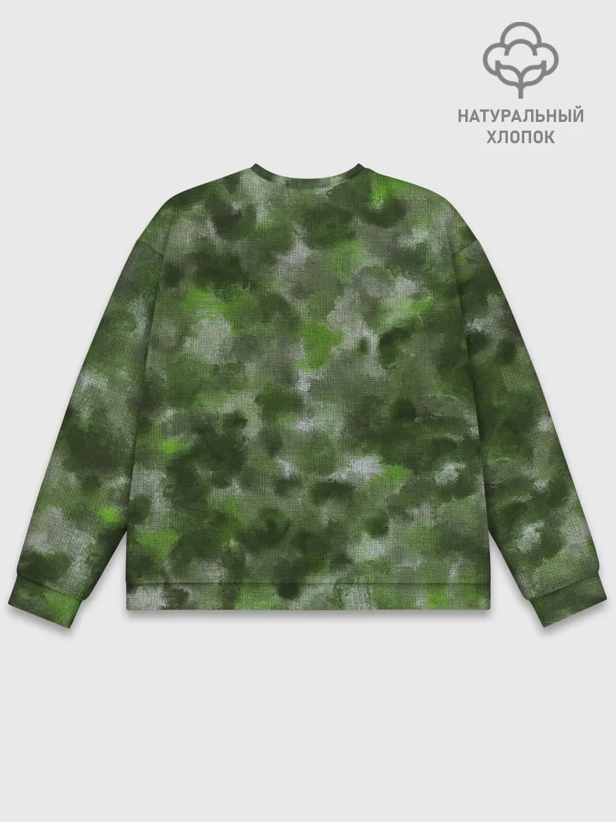 Мужской свитшот базовый / Canvas Green Camo