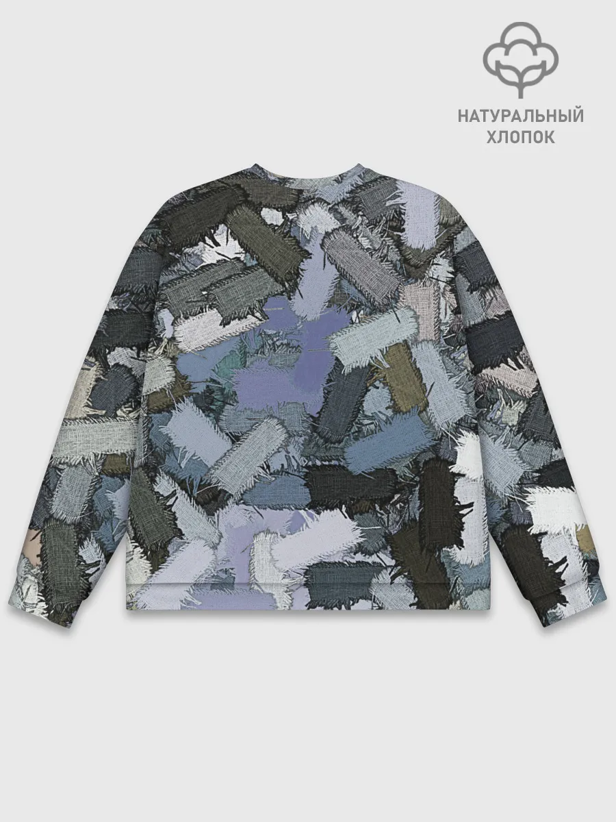 Мужской свитшот базовый / Patchwork