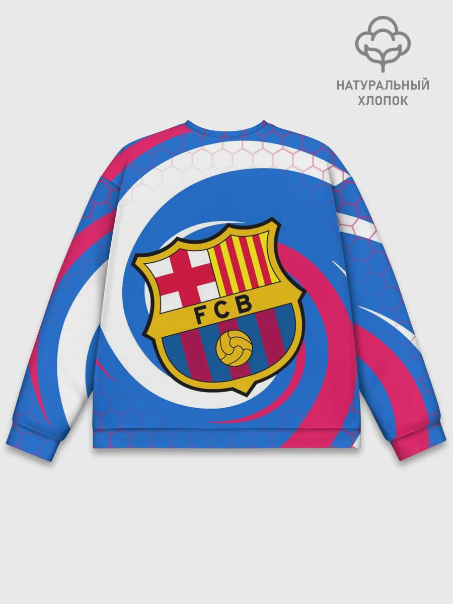 Мужской свитшот базовый / FC BARCELONA / ФК БАРСЕЛОНА