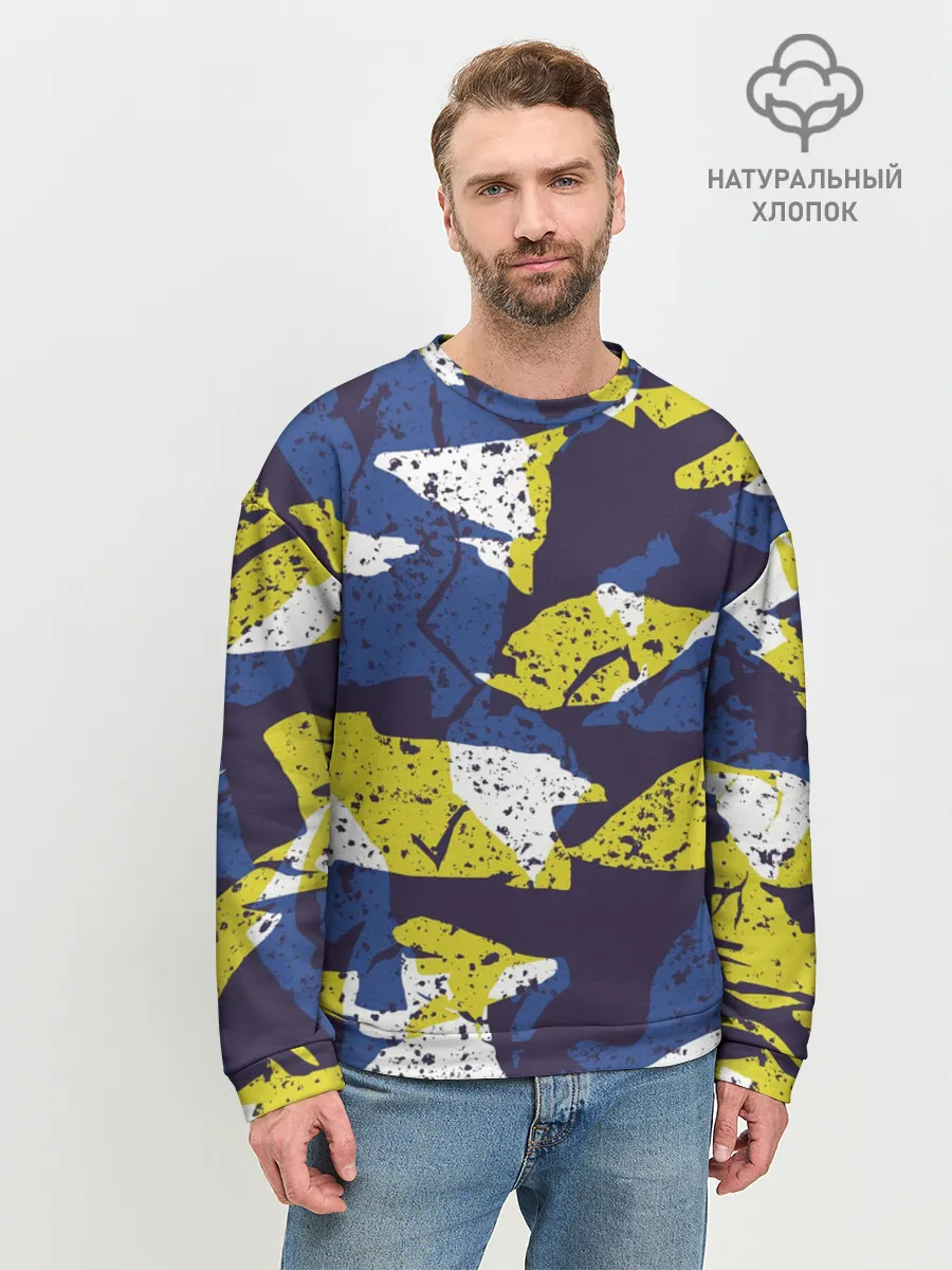 Мужской свитшот базовый / Пятна