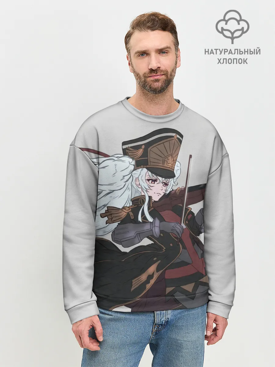 Мужской свитшот базовый / Альтаир со скрипкой