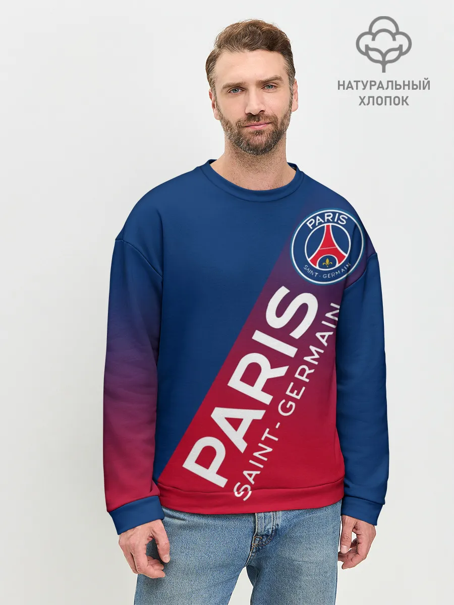 Мужской свитшот базовый / ФК ПСЖ / PARIS SAINT GERMAIN
