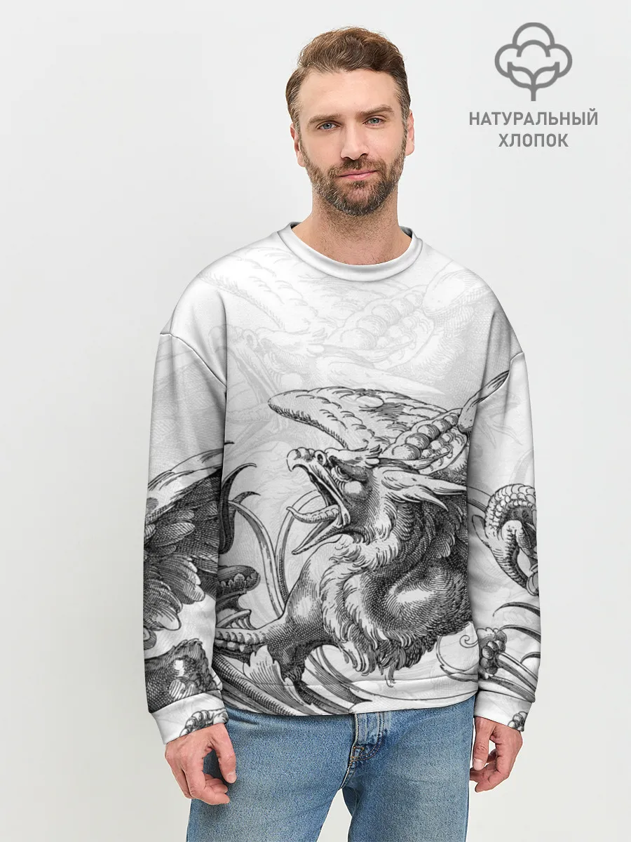 Мужской свитшот базовый / Грифон