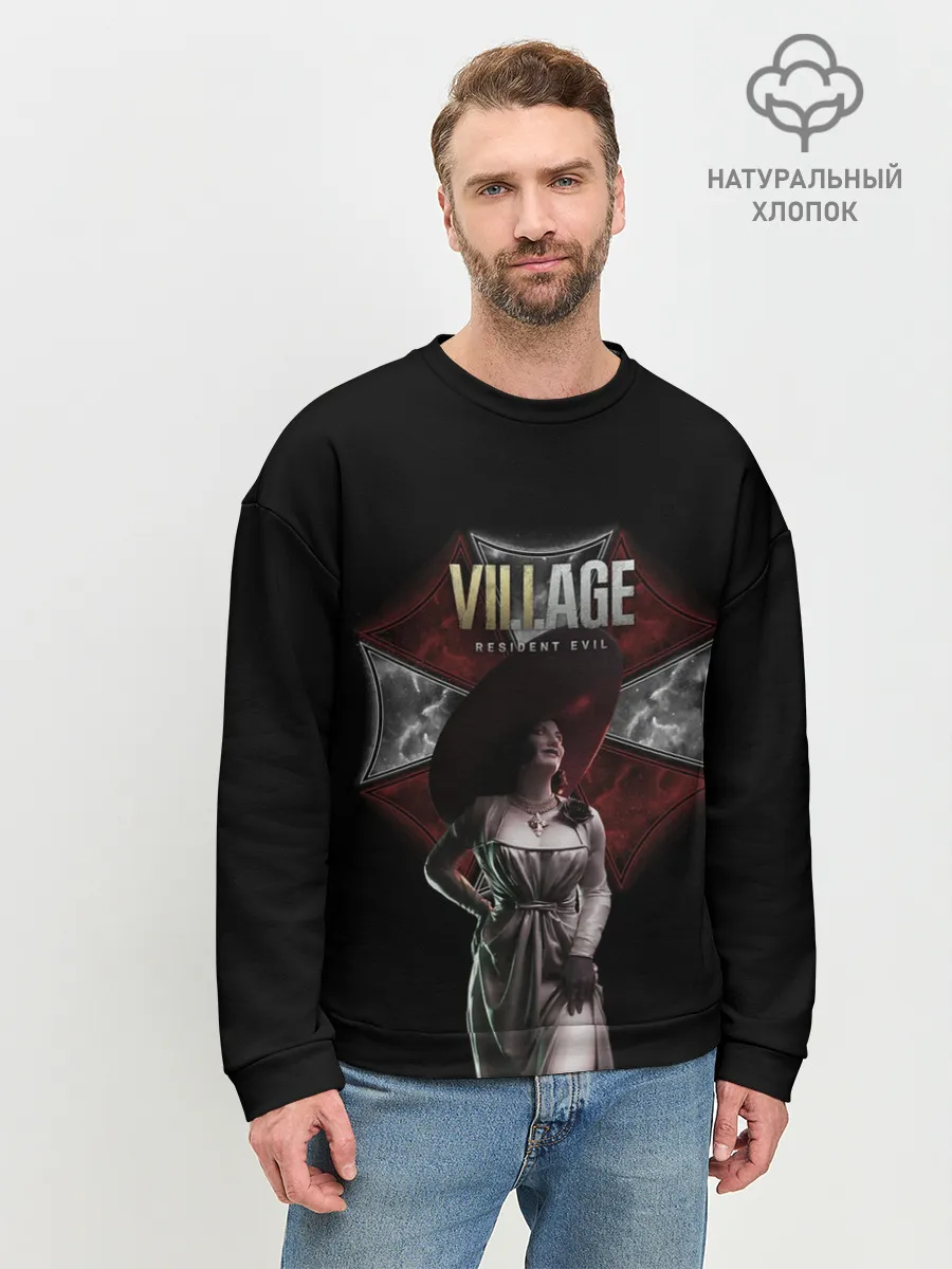 Мужской свитшот базовый / Resident Evil. Lady Dimitrescu