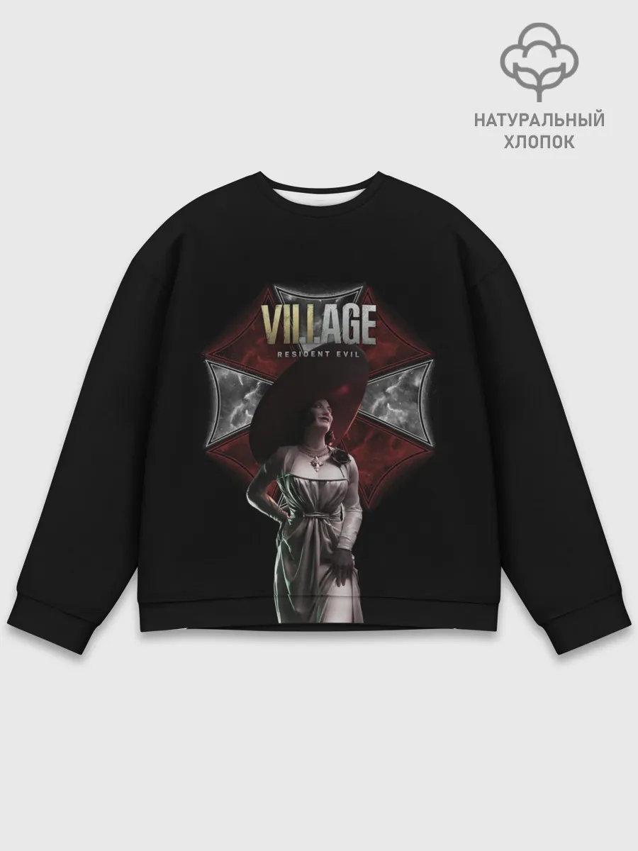 Мужской свитшот базовый / Resident Evil. Lady Dimitrescu