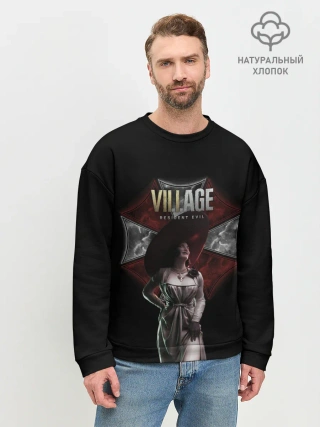 Мужской свитшот базовый / Resident Evil. Lady Dimitrescu