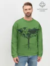 Мужской свитшот базовый / Древо Мира