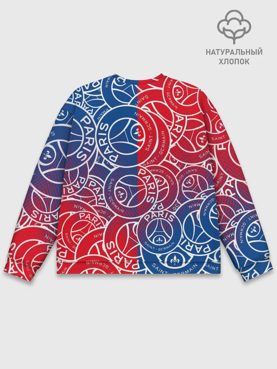 Мужской свитшот базовый / ФК ПСЖ / PARIS SAINT GERMAIN