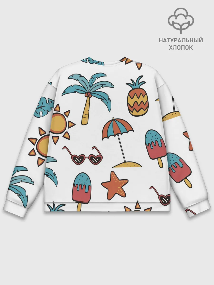 Мужской свитшот базовый / На отдыхе