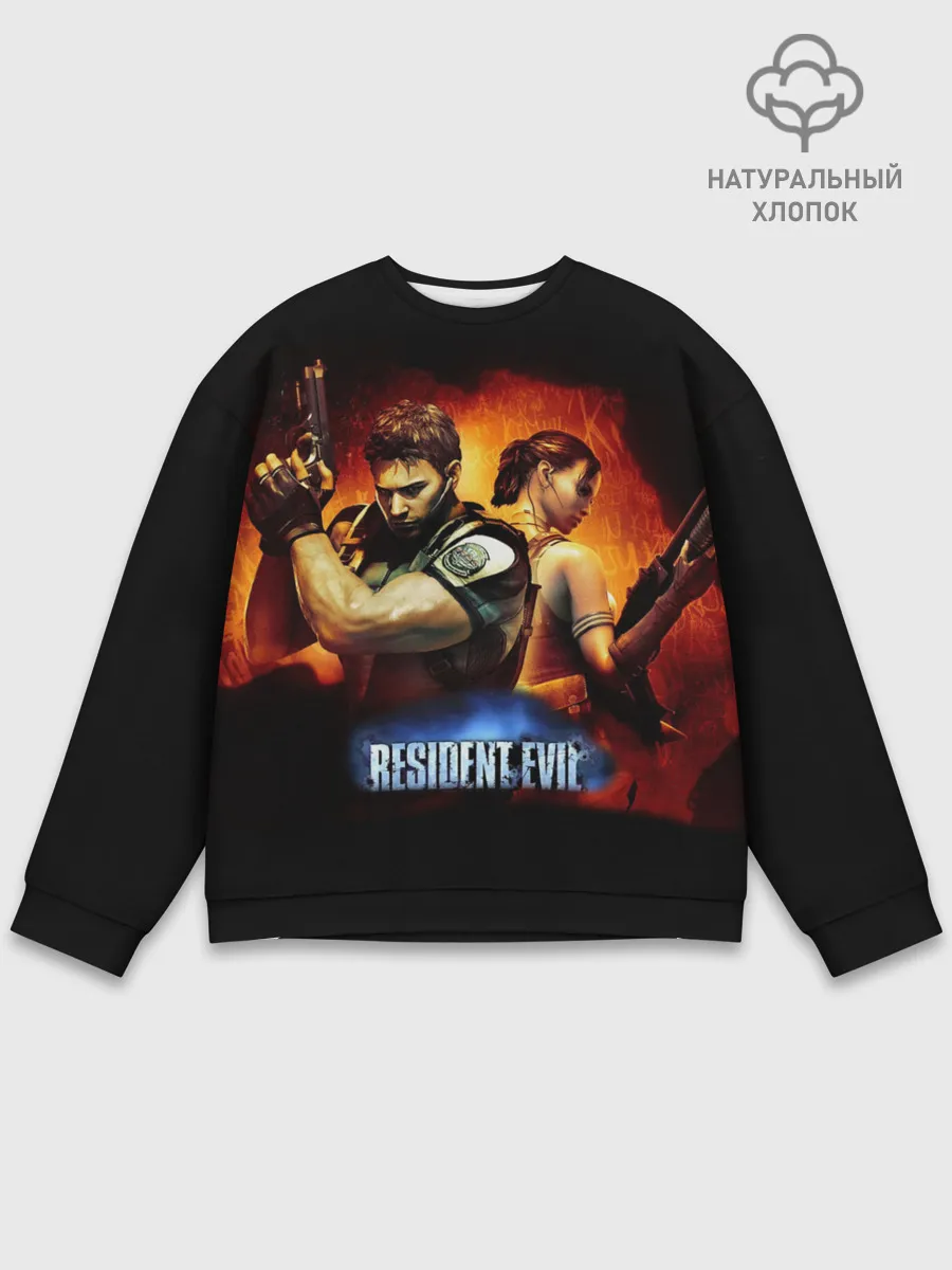 Мужской свитшот базовый / Resident Evil | Рэдфилд