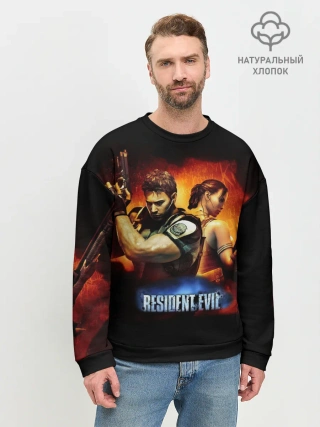 Мужской свитшот базовый / Resident Evil | Рэдфилд