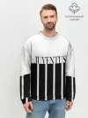 Мужской свитшот базовый / Juventus | Tee Black and White