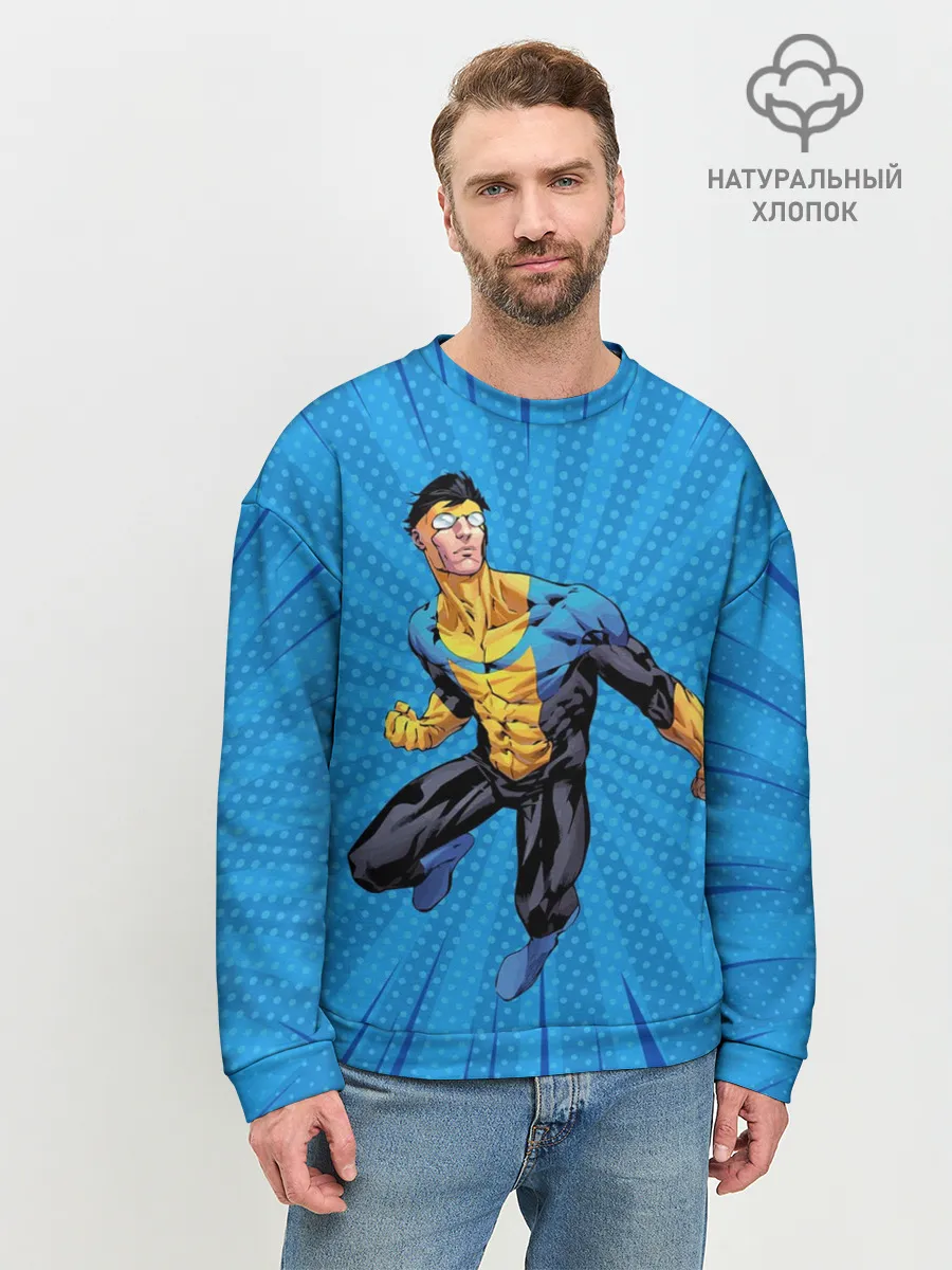 Мужской свитшот базовый / Марк Грэйсон Неуязвимый