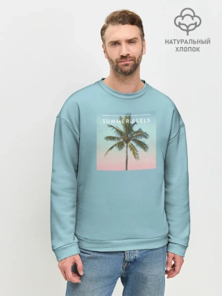Мужской свитшот базовый / Летние ощущения