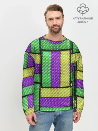 Мужской свитшот базовый / Цветные Ремешки