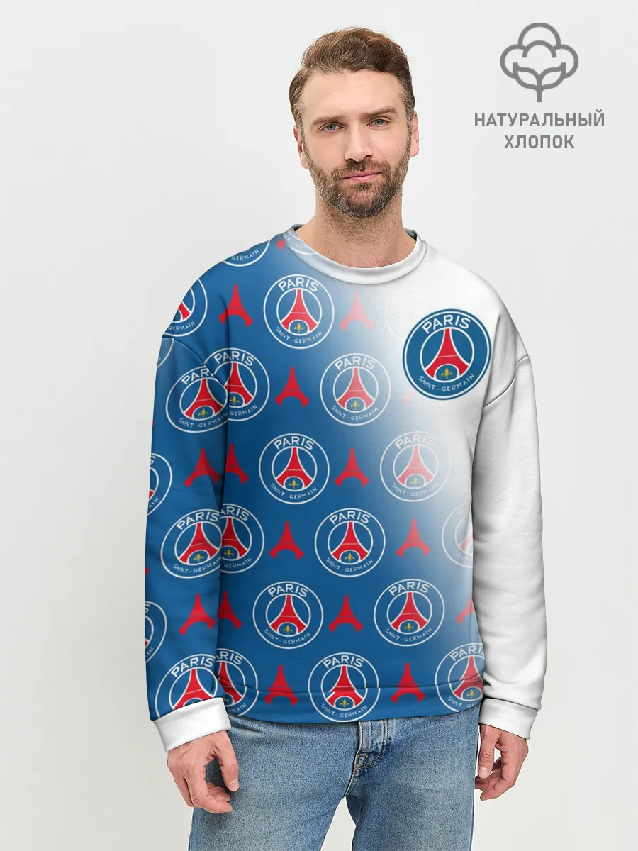 Мужской свитшот базовый / ФК ПСЖ / PARIS SAINT GERMAIN
