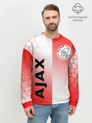Мужской свитшот базовый / FC AJAX AMSTERDAM / ФК АЯКС