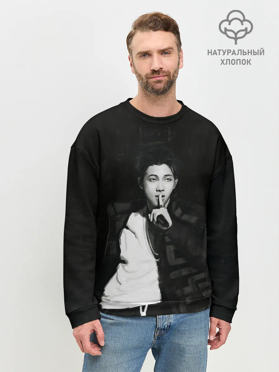 Мужской свитшот базовый / Namjoon black