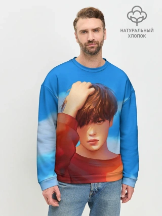 Мужской свитшот базовый / Park Jimin Art