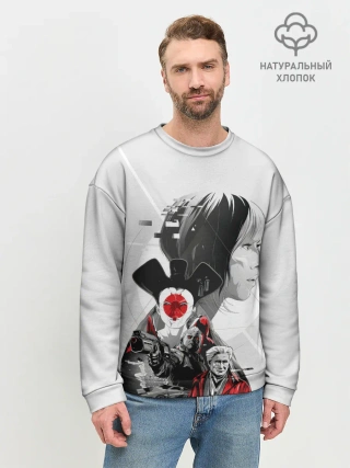 Мужской свитшот базовый / Призрак в доспехах | Фильм