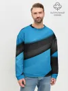 Мужской свитшот базовый / Blue Sport Style
