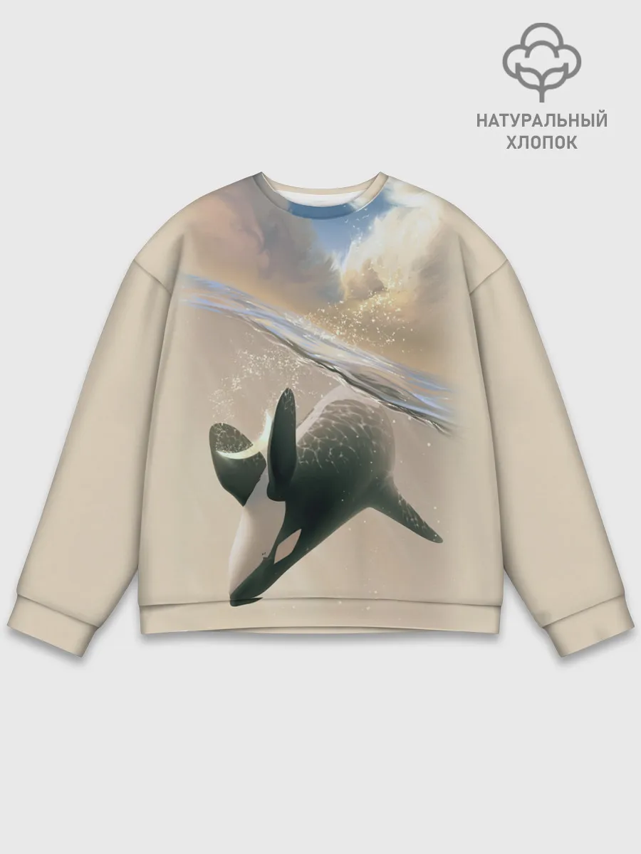 Мужской свитшот базовый / косатка