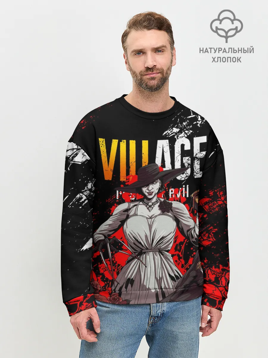 Мужской свитшот базовый / RESIDENT EVIL 8 / ДИМИТРЕСКУ