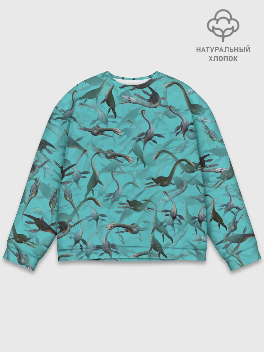 Мужской свитшот базовый / Лохнесский камуфляж