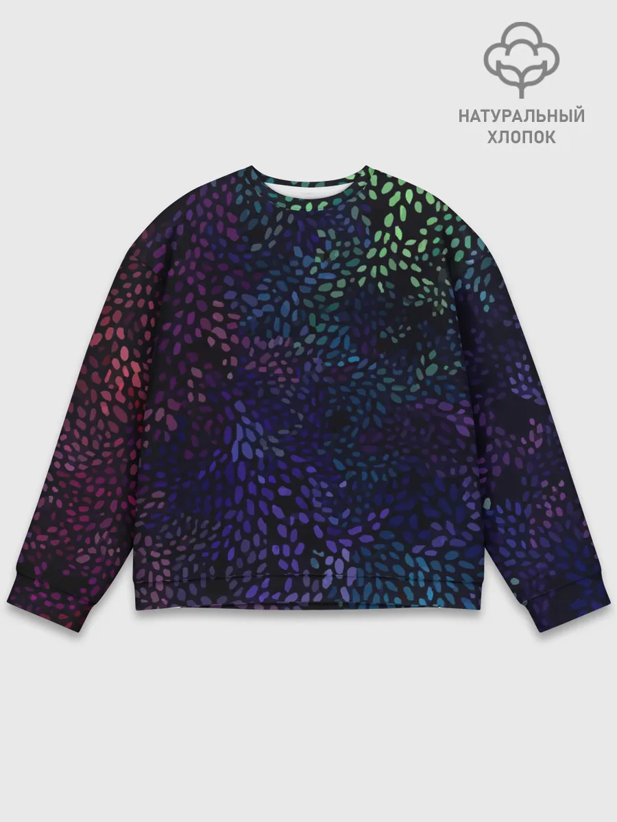 Мужской свитшот базовый / Настроение узоры