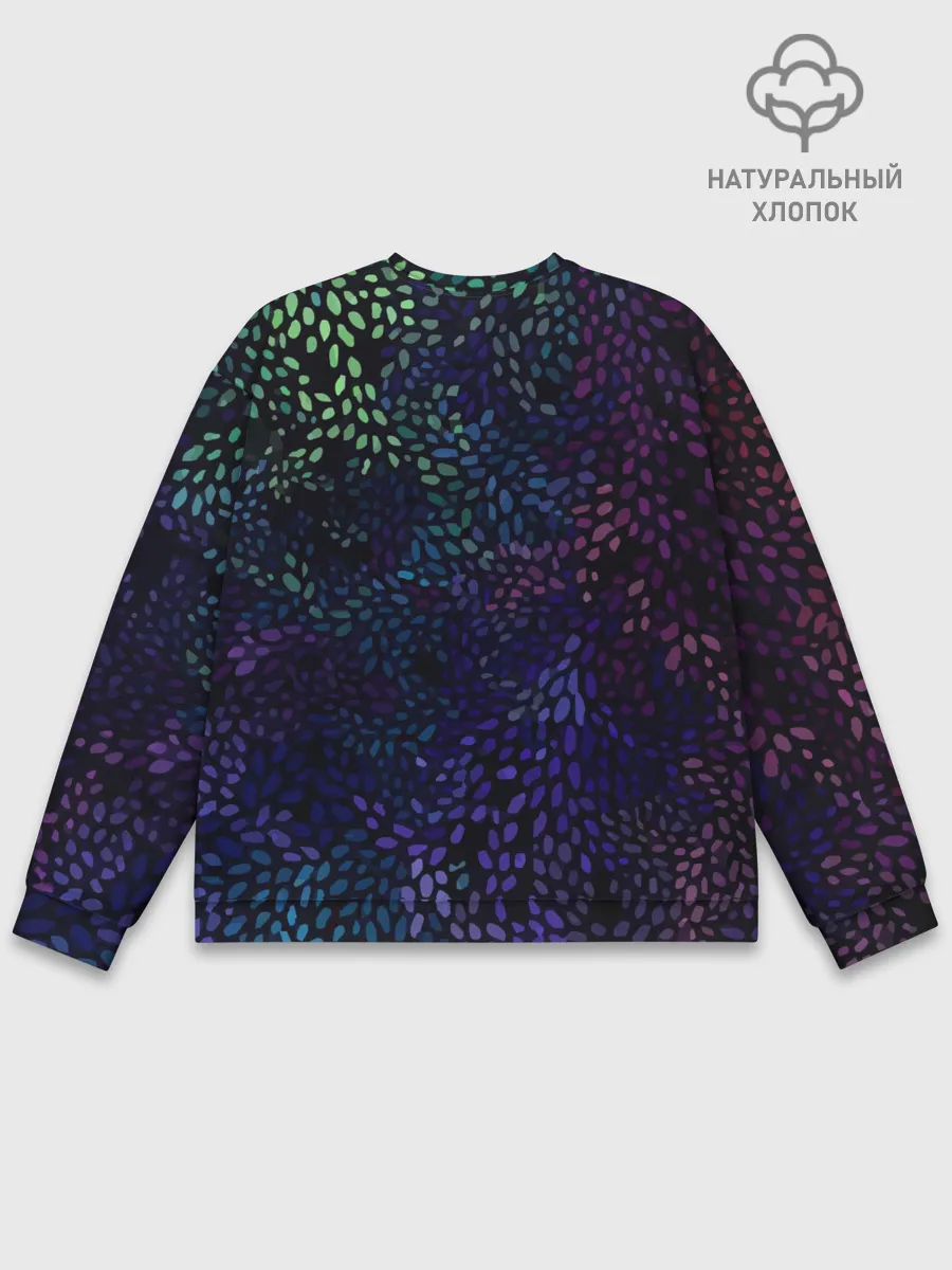 Мужской свитшот базовый / Настроение узоры