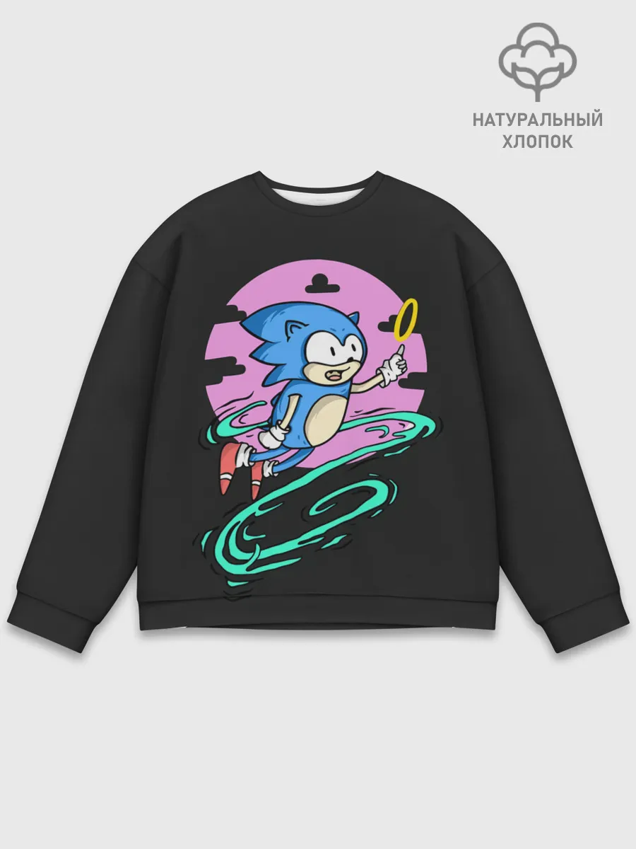 Мужской свитшот базовый / Flying to ring