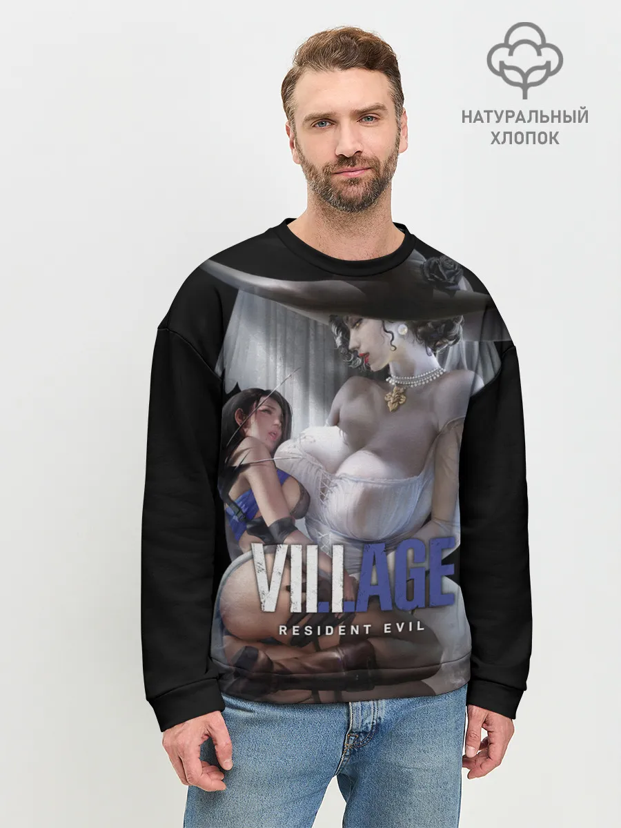 Мужской свитшот базовый / Димитреску с дочерью