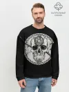 Мужской свитшот базовый / Череп Глаз и Ветвь