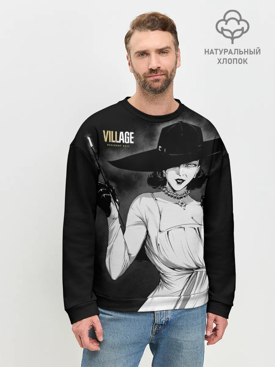 Мужской свитшот базовый / Lady Alcina Dimitrescu